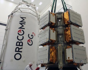 ORBCOMM OG2 Mission 2 fairing and satlellite payload