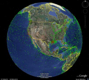 Satellite AIS data