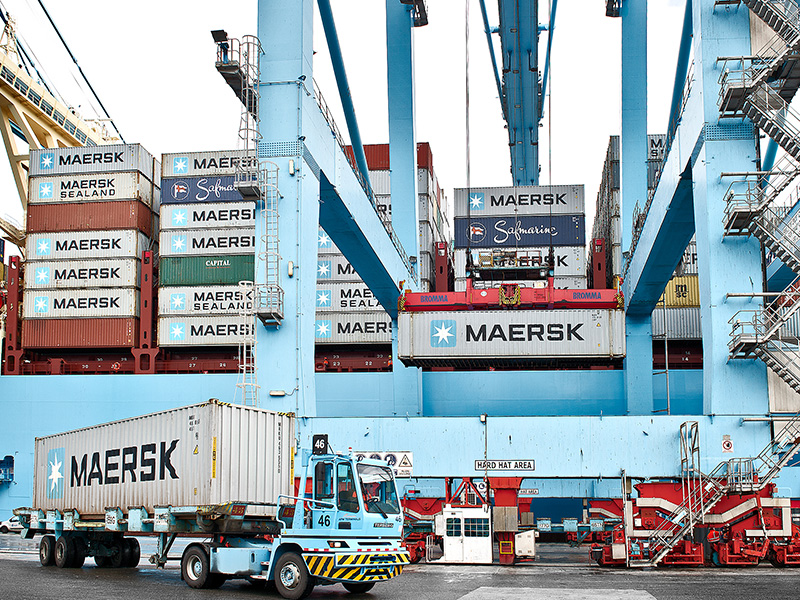 Maersk container shipping