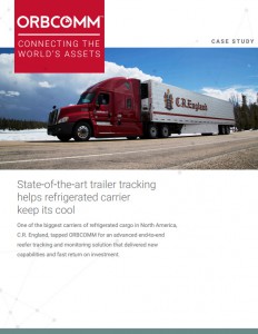 C.R. England reefer telematics solution