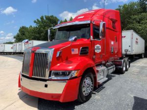 Picture of a Chief Express transport truck