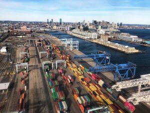 Picture of a port full of containers