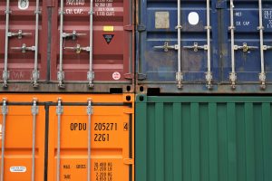 Photo of different shipping containers