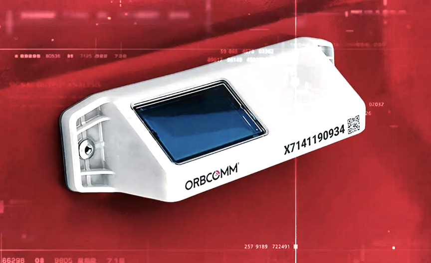 Image of an ORBCOMM CT 1000 dry container tracking device