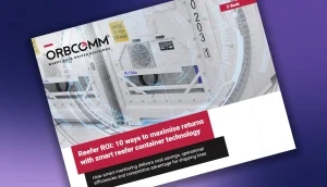 A picture of the cover of ORBCOMM's reefer ROI ebook